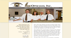 Desktop Screenshot of maasopticians.com